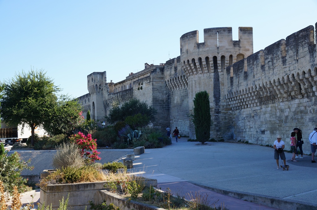 Stadtmauer von Avignon Landausflug