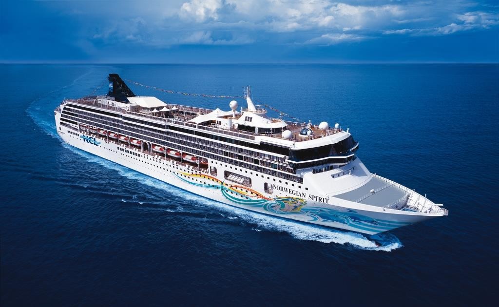 Norwegian Cruise Line Norwegian Spirit Aerial Tortola - British Virgin Island