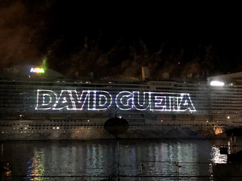 AIDAnova Taufe DAVID GUETTA