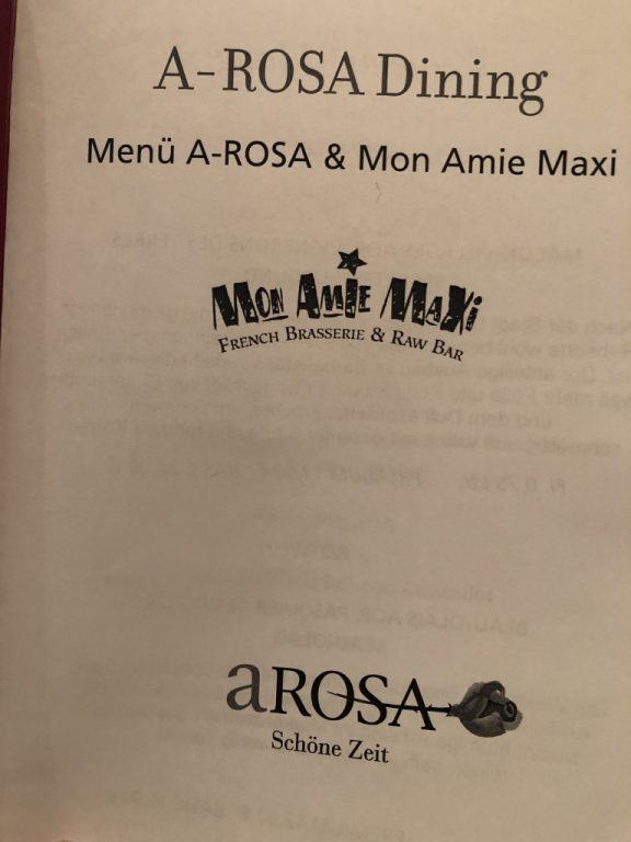 A-ROSA VIVA A-ROSA DINING „Mon Amie Maxi“