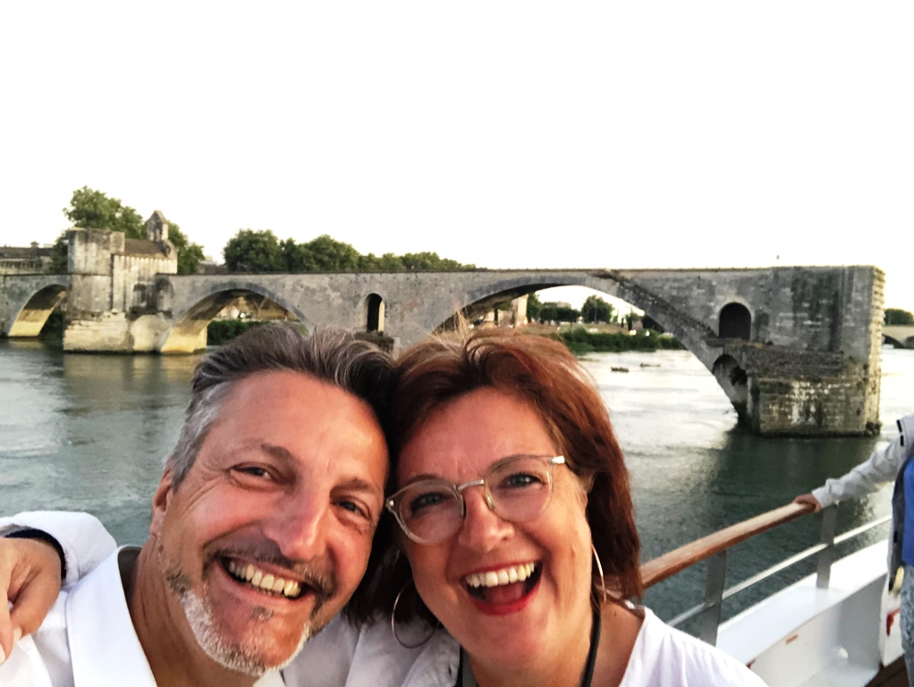 Mr. Ralf und Mrs. Gabriele in Avignon