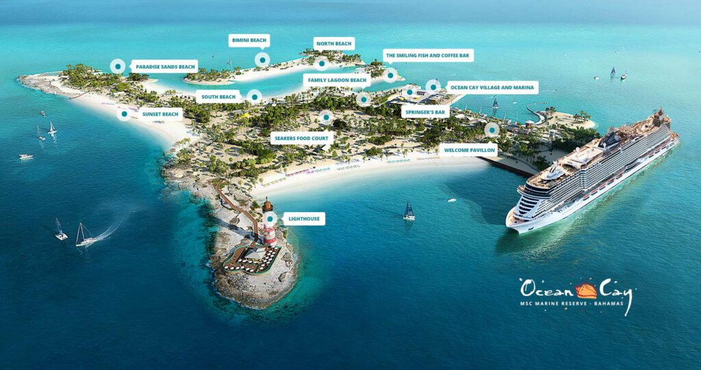 MSC Cruises Privatinsel Ocean Cay