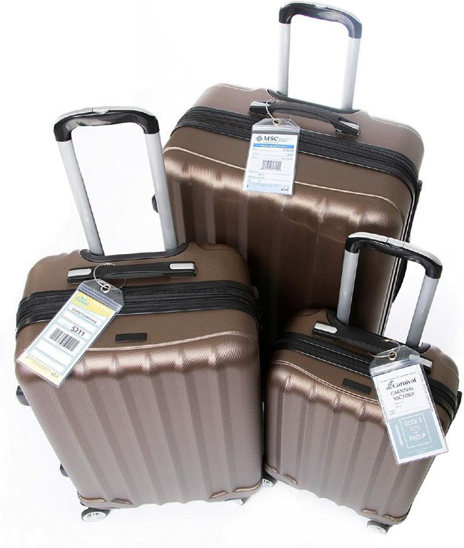 KKreuzfahrt Gepäckanhänger luggage tags oder cruise tags für AIDA, Costa, MSC, Princess Cruises und Carnival Cruises