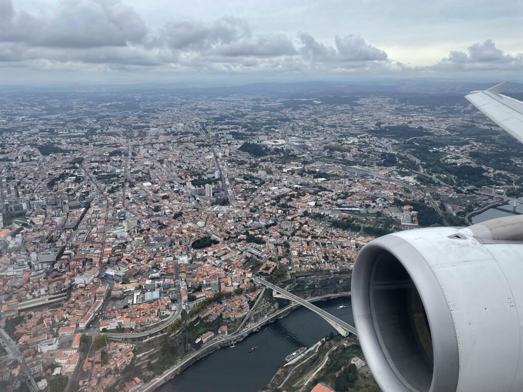 Kreuzfahrt 4.0 Anflug auf Porto