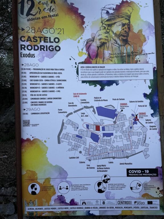 Castelo Rodrigo Stadtplan