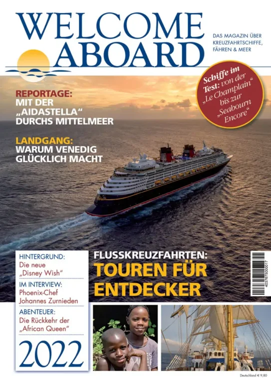 Welcome Aboard 2022 Kreuzfahrtmagazin