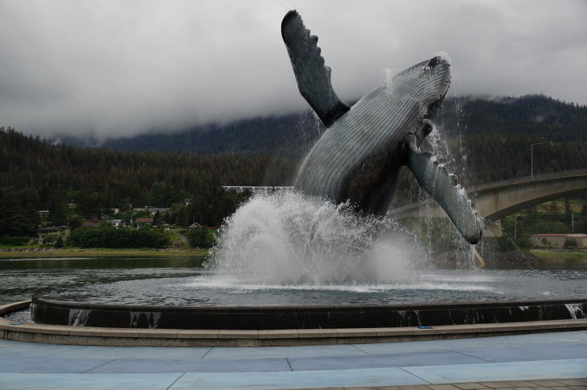 Tahku – die Alaska Walskulptur in Juneau