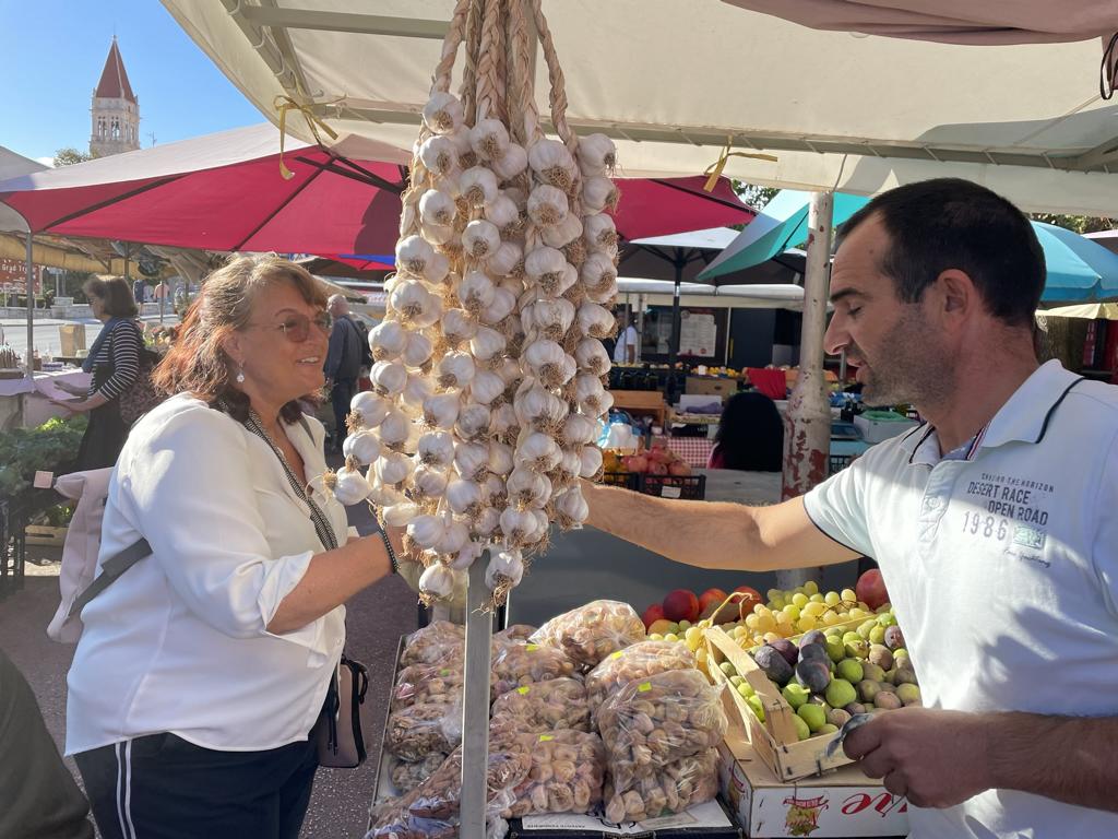 Kroatien Kreuzfahrt -Marktbesuch in Trogir