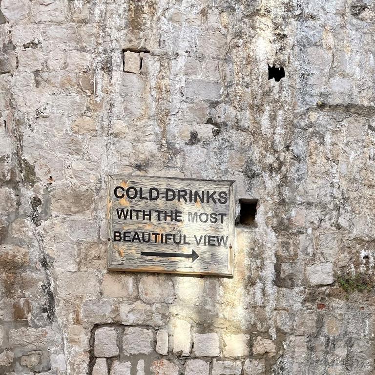 Weg zum Insidertipp Buza Bar in Dubrovnik