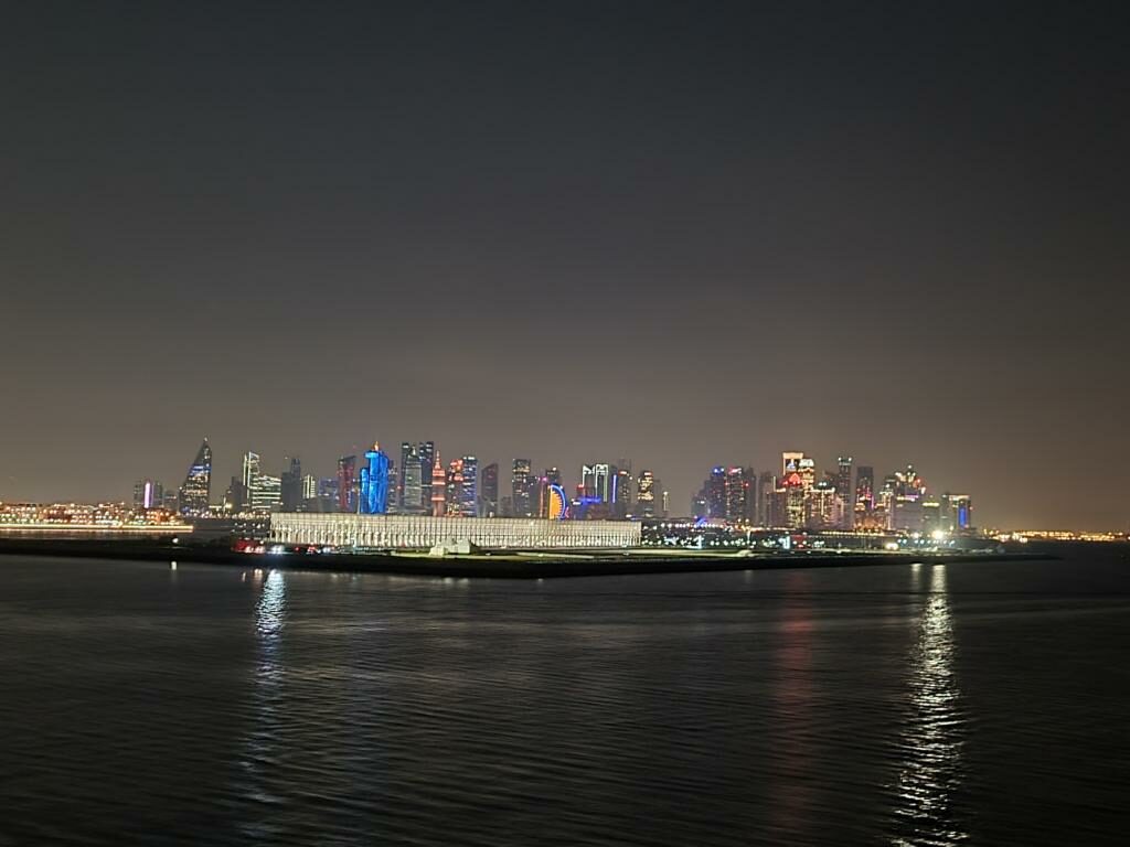Doha Katar bei Nacht