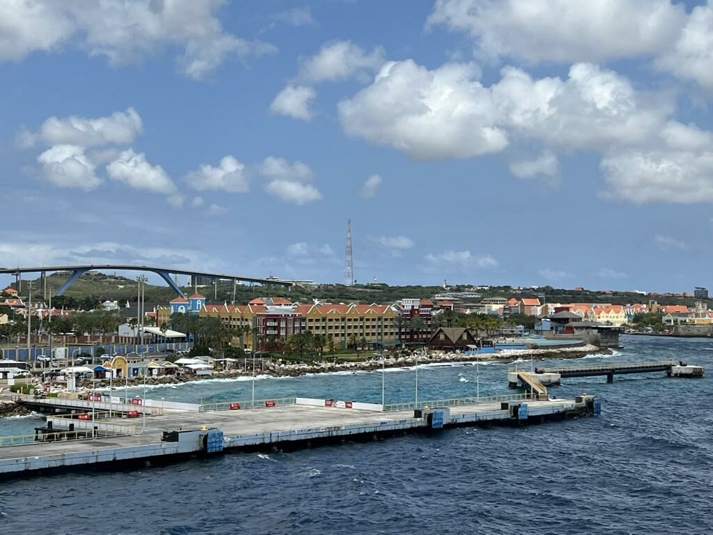 Hafen von Willemstad Curacao Karibik