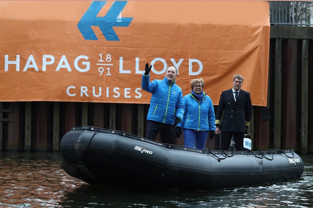 Hapag-Lloyd Cruises“ Karl J. Pojer und Isolde Susset