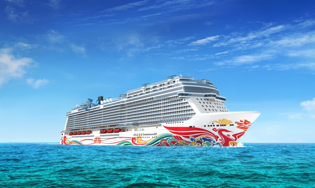 Norwegian Cruise Line Rumpfbemalung der Norwegian Joy