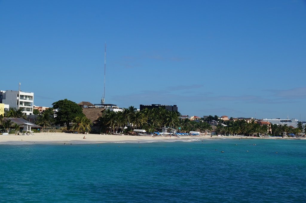 Strand von Playa del Carmen